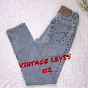 VINTAGE LEVIS 512 High Waist Jeans SIZE 22